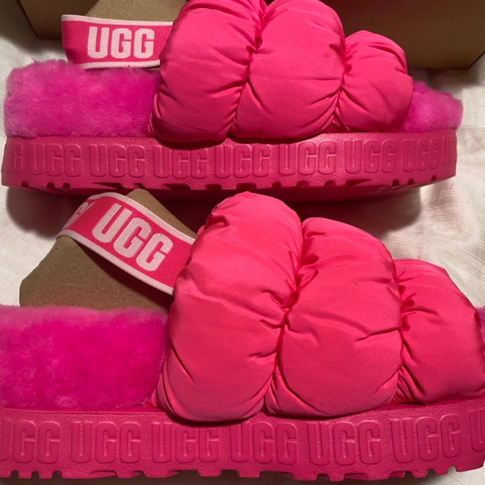 Ugg Scrunchita Slipper Shoes in Taffy Pink size 9 - Picture 7 of 9